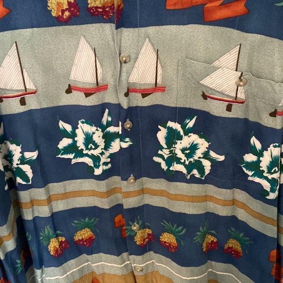 Vintage Campia Hawaiian button down tee XL - Picture 3 of 4